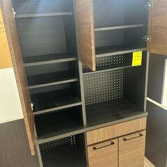 【ジャングルジャングル和歌山店】【Wa3131】食器棚　ブラウン　リユースショップ リサイクルショップ 中古家具 中古家電 中古自転車 古着 冷蔵庫 洗濯機 エアコン 電子レンジ テレビ オフィス家具 ヴィンテージ アンティーク 和歌山市 岩出市 海南市 岬町 和歌山 大阪の画像