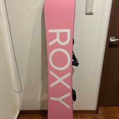 【¥30,000】ROXYスノーボード板ビンディング付の画像