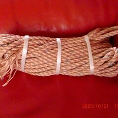 貨物　ロープ？m未使用保管品の画像