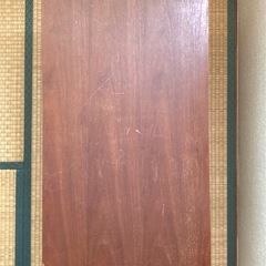 折り畳みローテーブル　棚つきの画像