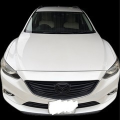 MAZDAマツダ アテンザワゴン 2.2 XD  GJ2FW 6MTディーゼルターボ　ホワイト 平成26年式 車検2年付 R9年10月まで 186600㌔の画像