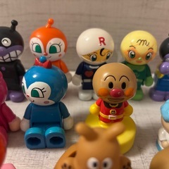 アンパンマン ブロックラボ　ブロックラボスイング　ソフビ　やなせたかしの画像