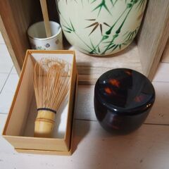 茶道具セット　茶箱　茶碗　ほぼ未使用の画像