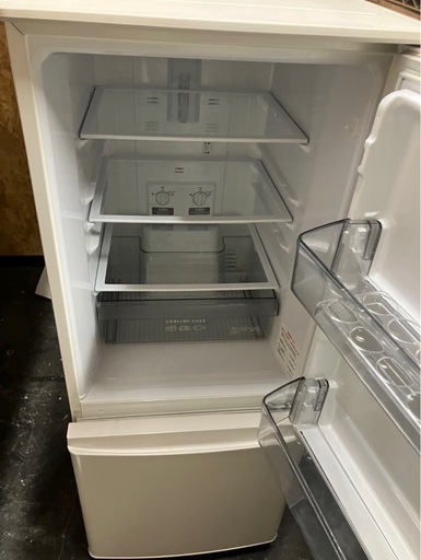 【中古】¥14,300 2ドア冷蔵庫　ミツビシ　 【IJ142】