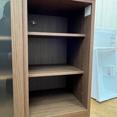 美品✨ 激安家具!! 木製キャビネット サイドボード カップボード 収納棚の画像