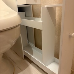 【決まりました
】キャスター付きトイレ収納の画像
