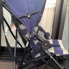 ベビーカー　ティーレックス　ボーダー柄の画像