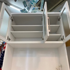 【愛品館 江戸川店 】3枚スイング扉 キッチンボード NITORI（ニトリ）の画像