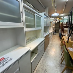 【愛品館 江戸川店 】2枚スライド扉 キッチンボード PAMOUNA（パモウナ）の画像