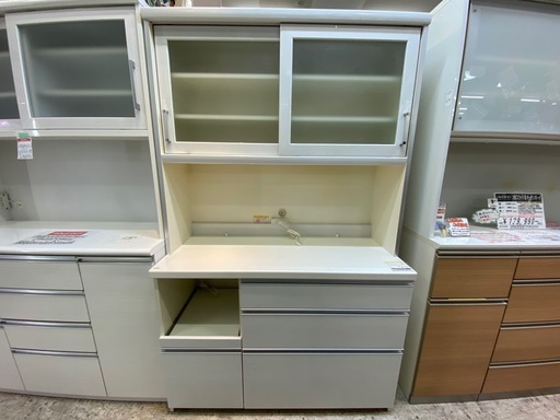 【愛品館 江戸川店 】2枚スライド扉 キッチンボード PAMOUNA（パモウナ）