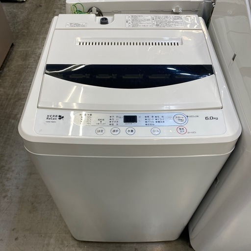 YAMADA 全自動洗濯機 YWM-T60A 6.0kg 2019年製