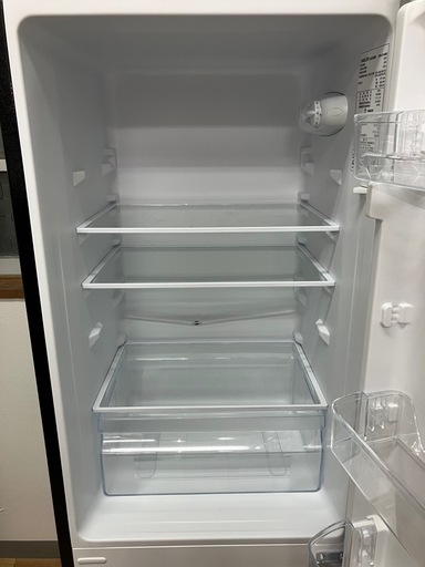 【期間限定!!新年スタート応援セール!!】【値下げ済み】?2025年製?冷蔵庫　150L YAMAZEN 山善　ブラック　ZFR-D1