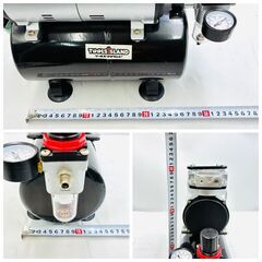 【❗️✨塗装にも使える✨❗️】ツールズアイランド Tools Island エアコンプレッサー TKF002 エアブラシ付属 動作確認済み✨の画像