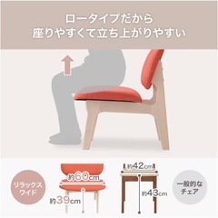 ニトリ 
イスの画像