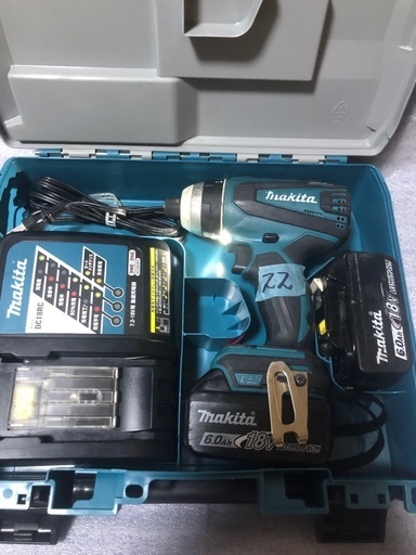 ②マキタ18v、4モード電動インパクトドライバー TP141D中古美品