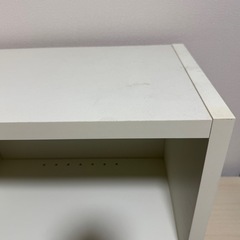 カラーボックス 白 中古 しっかりしたつくりしっかりした作りの画像