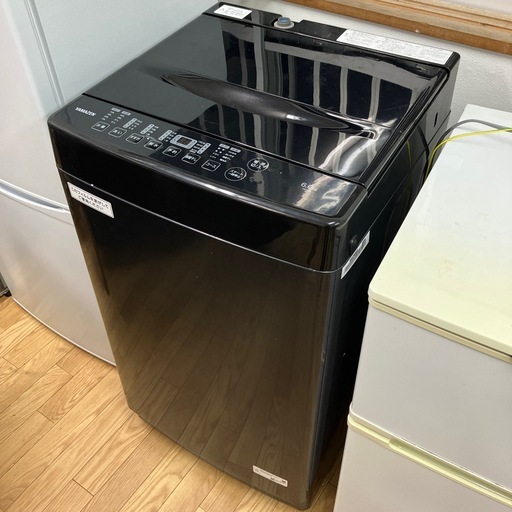 ?2025年製?洗濯機　6kg ブラック　山善　YAMAZEN YWM-60 
