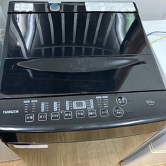 🉐2025年製🉐洗濯機　6kg ブラック　山善　YAMAZEN YWM-60 
の画像