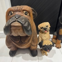 犬　招き猫　置物　まとめ売りの画像