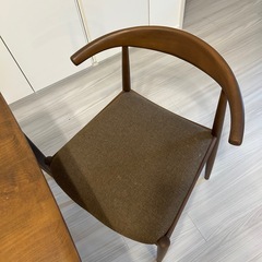 ニトリ ダイニングテーブル Nコレクション T-01 90/椅子1脚の画像