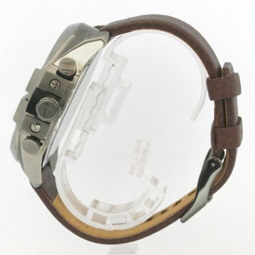 動作品 DIESEL クオーツ式腕時計 DZ-4290 メガチーフ クロノグラフ 3針 デイト 純正レバーベルト 25年10月電池交換 札幌市 清田区 平岡