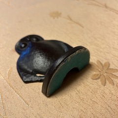 フクロウの置物　の画像
