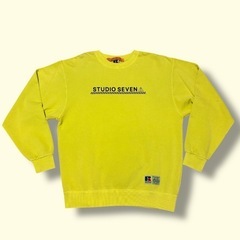 ✨美品・レア✨ STUDIO SEVEN × RUSSELL スウェット M 黄の画像