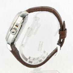 動作品 EARNSHAW 自動巻き腕時計 8011 3針 裏スケルトン オープンハート 純正レザーベルト 札幌市 清田区 平岡の画像