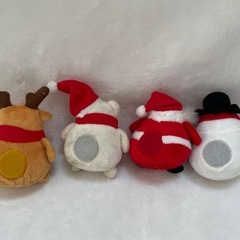 サンタ＆スノーマン　マグネットオブジェの画像