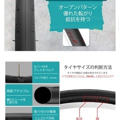新品未使用　タイヤチューブの画像