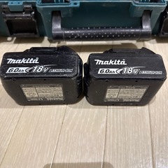 マキタ18V フィニッシュ　電池３つ付き！
値下げ。 の画像
