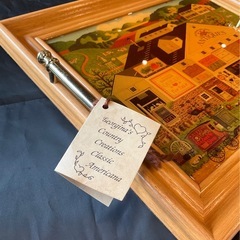 Georgina's Country Creations　アートトレイ　アメリカ製　ヴィンテージの画像
