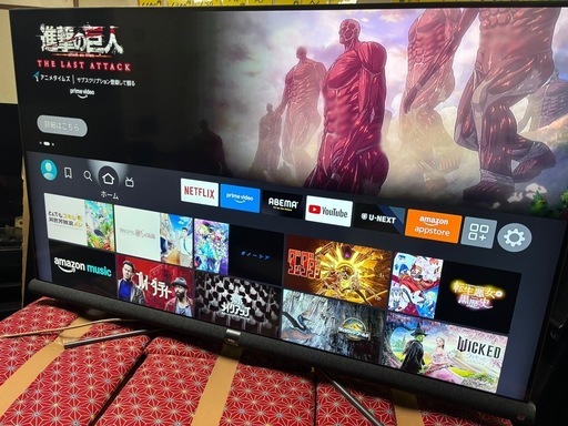 TCL 55V型 液晶 テレビ JBLサウンドバー搭載 55C601U 4K