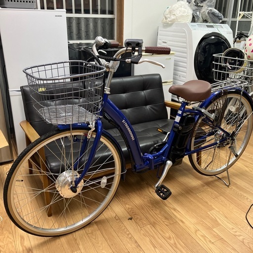?電動自転車?美品　折りたたみ　3段変則ギア　リチウムイオンバッテリー　
21technology 26インチタイヤ　