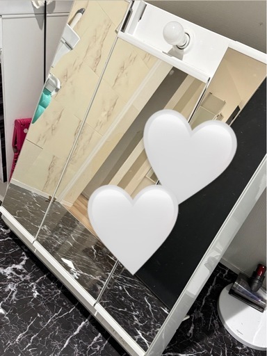 三面鏡 洗面ミラー 75cm