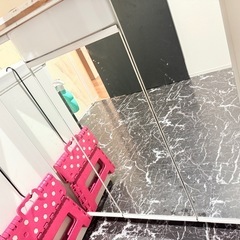 三面鏡 洗面ミラー 75cmの画像