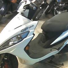キムコ GP125 白 エンジン始動動画 自賠責保険で乗れます 半額配送キャンペーン 期間限定 現状渡し諸経費￥0- 横浜 P-Yardの画像