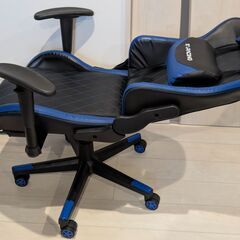 exracing ゲーミングチェア オッドマン付きの画像
