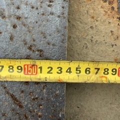 中古敷鉄板 6枚 × 20,22mmです。の画像