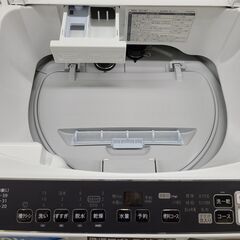 J1666【リユースのサカイ柏店】SHARP　シャープ　6.5kg洗濯機　ES-TX6GJ-W　2023年製　動作確認、クリーニング済み　参考価格72,940円の画像