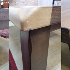 上久商店  家具調こたつ コタツ 木目模様■横幅120㎝×奥行80㎝×高さ36/41㎝■近隣配送無料 買取帝国 朝霞店の画像