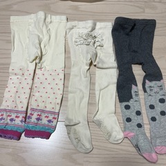 ベビータイツ4本、レギンス1本セットの画像