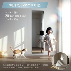 全身鏡30✖️120センチ　王様の鏡　定価7980円の画像