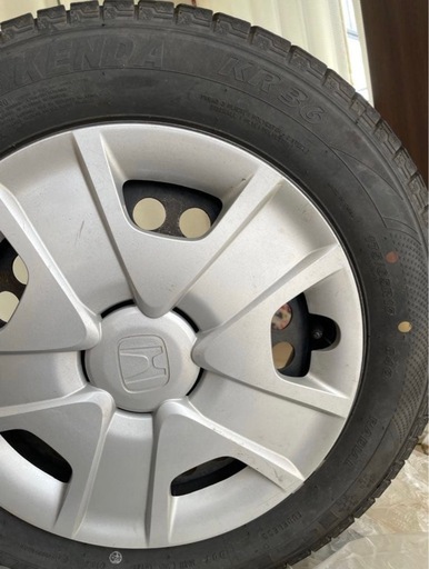 HONDA 純正ホイール 175/65R15 スタッドレスタイヤ付(バリ山)