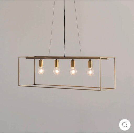 Gold Box Frame  Lightペンダントライト　オシャレ