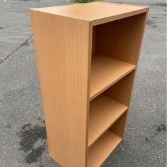 3段　カラーボックス　収納　棚　マルチ収納　本　教科書　整理　中古　2点あります！　③の画像