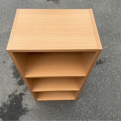 3段　カラーボックス　収納　棚　マルチ収納　本　教科書　整理　中古　2点あります！　③の画像