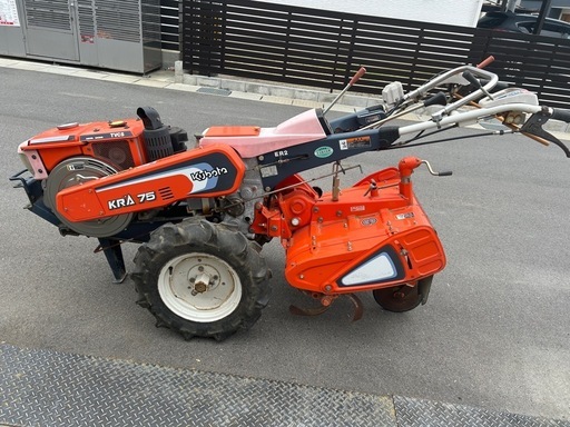 【引取限定】 クボタ ディーゼル 耕運機 耕うん機 KRA75