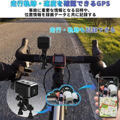 バイク❣️ドライブレコーダー 64GBカード GPS搭載 スマホ連携 フロント用の画像