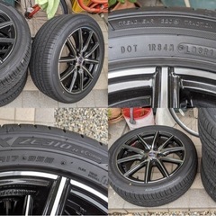 ENKEI Smack＆FALKEN ZIEX ZE310R エンケイ-スマック【17×7J+38 PCD114.3 5H】SMACK＆ファルケンジークス ZE310R タイヤホイール4本セットの画像